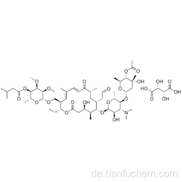 Tylosin-3-acetat 4B- (3-methylbutanoat) (2R, 3R) -2,3-dihydroxybutandioat CAS 63428-13-7